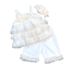 🆕 Isobella & Chloe Tule Ruffle Holiday Outfit